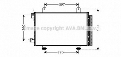 AVA QUALITY COOLING sz5090d -  Конденсатор, кондиционер